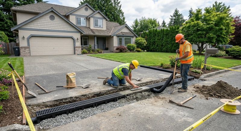 New Driveway Construction Service